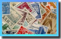 25 different stamps of the SAAR