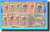 11 different stamps LOCAL ISSUES (Germany 1945)