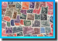 25 different stamps from BOHEMIA & MORAVIA